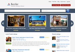 Buzzler Business Directory Theme