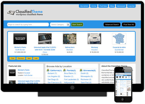 WordPress Classified Ads Theme