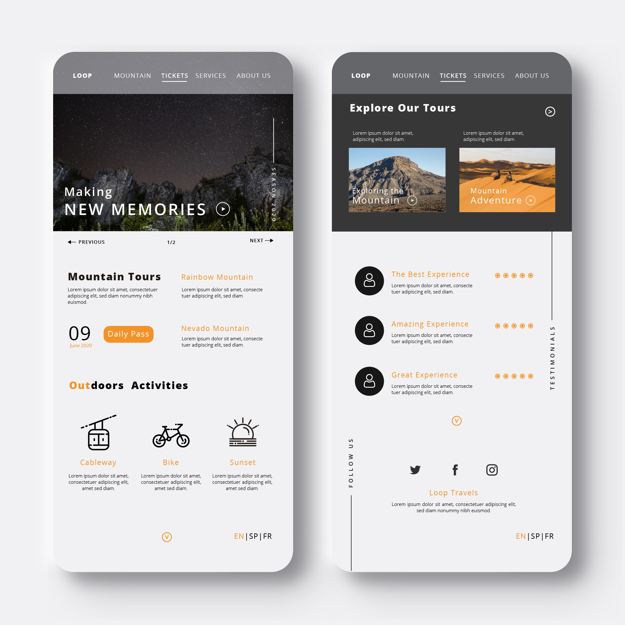 responsive mobile ready web design and modern