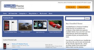 WordPress Classified Theme updated