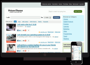 WordPress Pricerr Theme new version v1.0.9