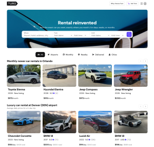 Apps like Turo: The Top 5 Alternatives